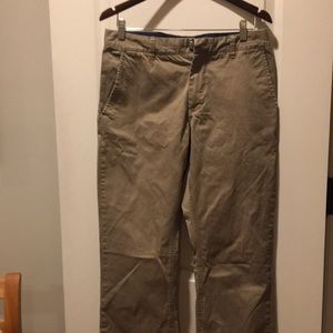 Bonobos mens Straight leg chino pants beige size 33/34